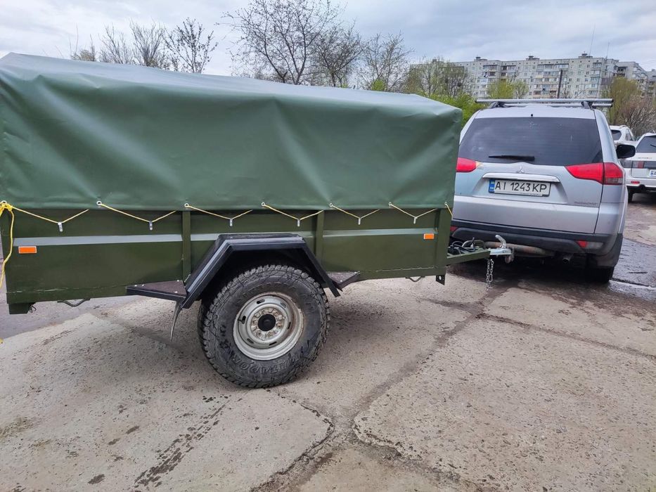 Причіп посилений тентований 1.5т