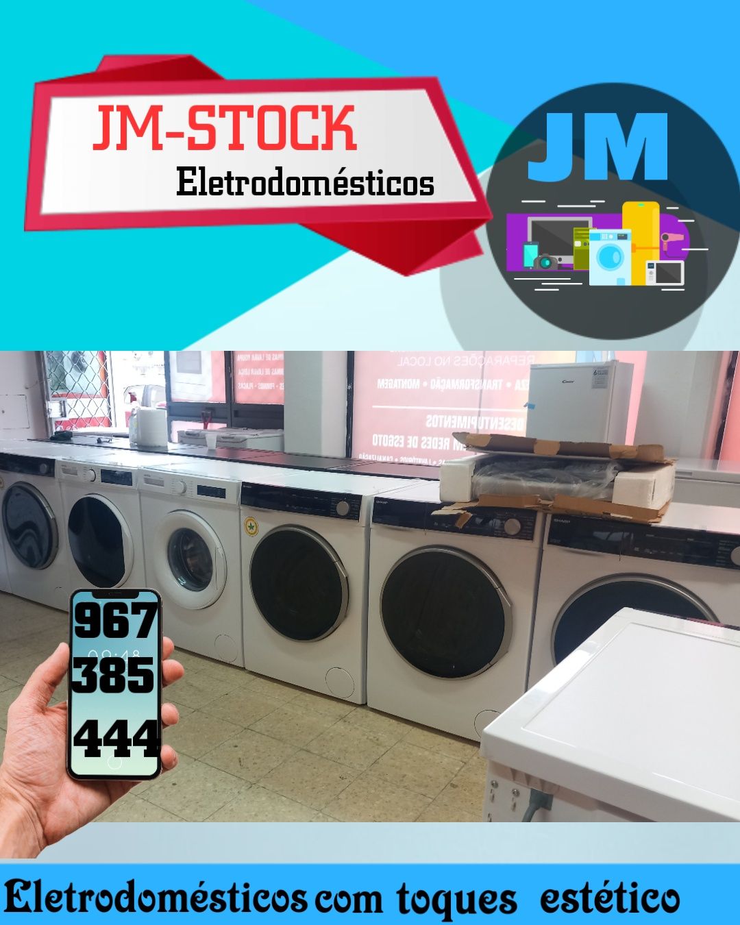 JM-STOCK Electrodomésticos Lisboa com entrega