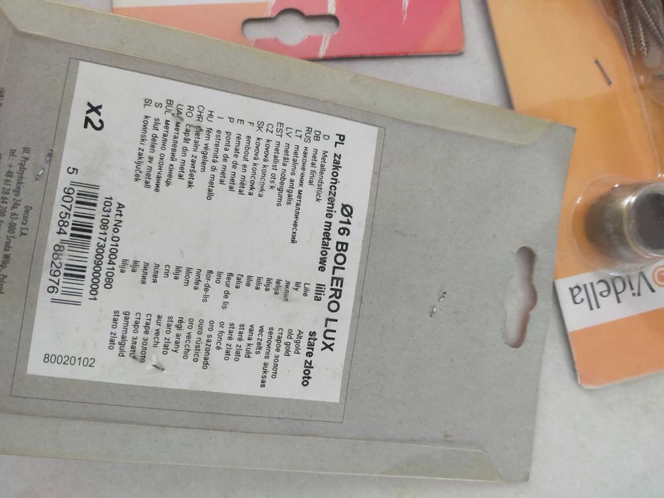 Wspornik sufitowy+ zakończenie