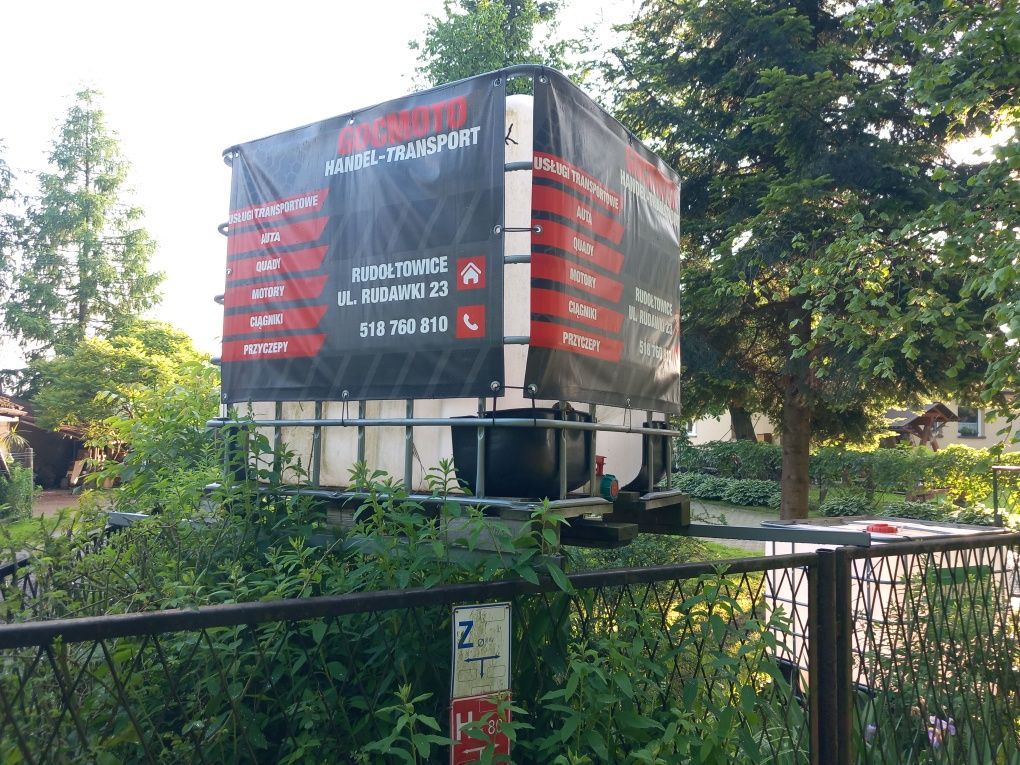 Zbiornik mauzer 1000 L czysty