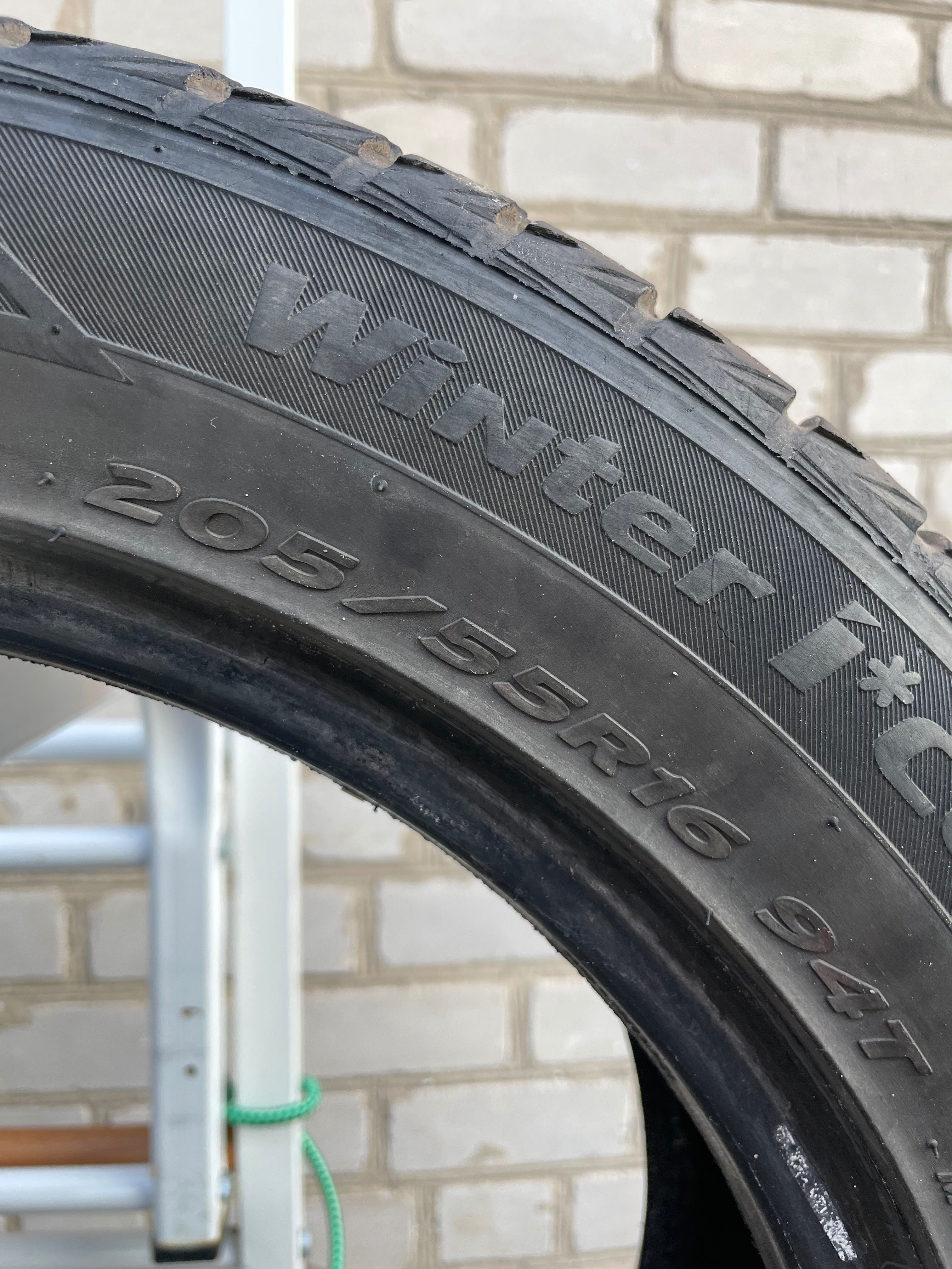 Продам зимнюю резину Hankook 205 55 r16