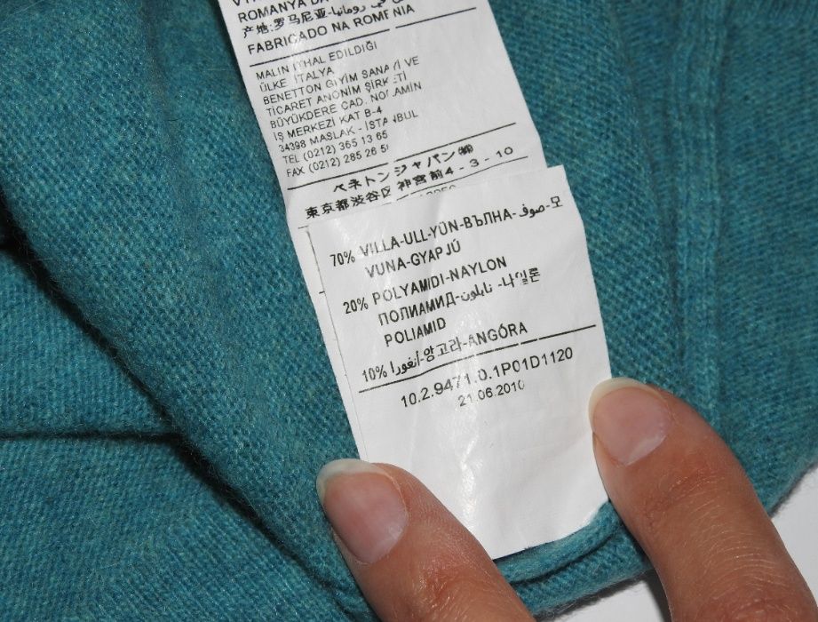 Camisola malha Benetton - Tam. S