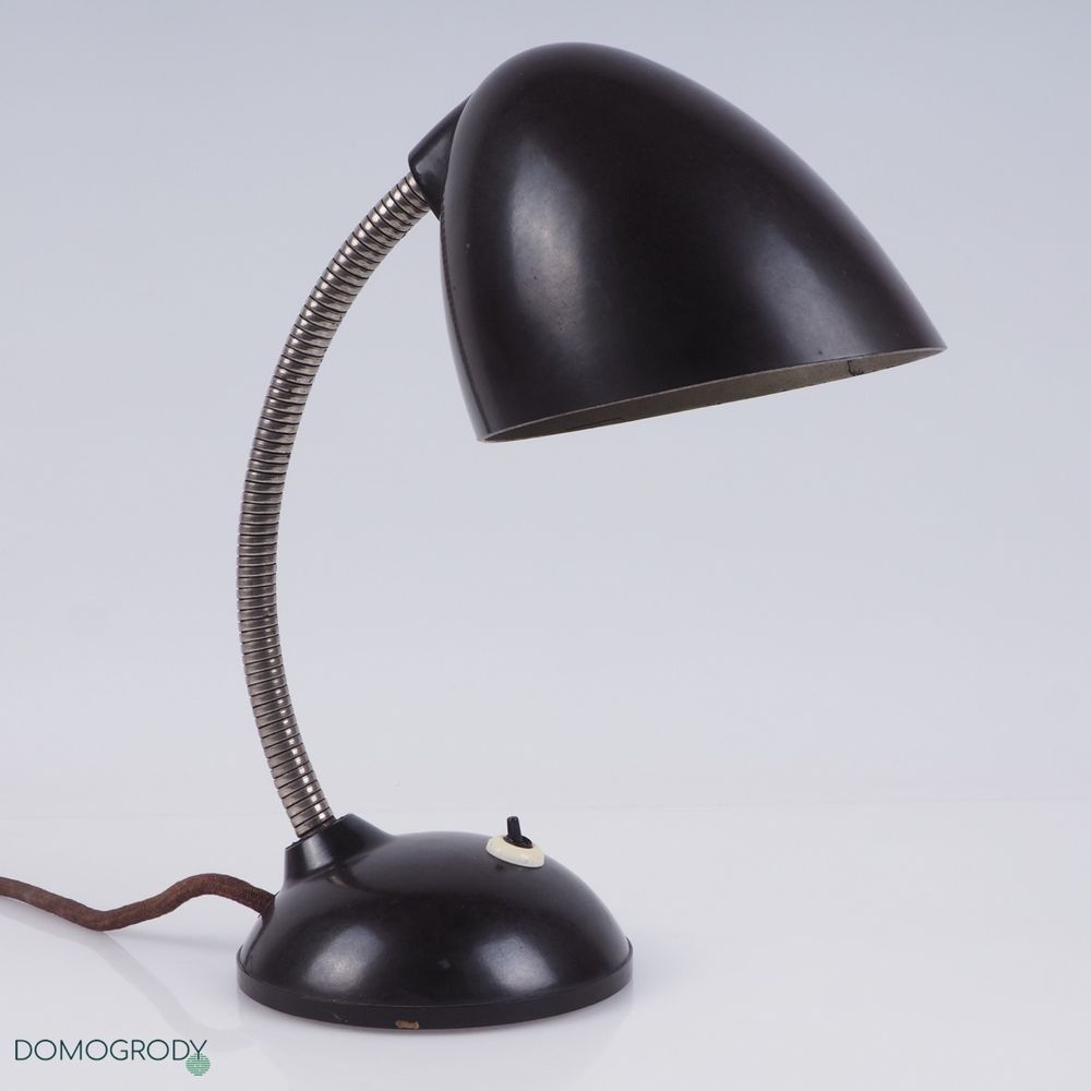 Bakelitowa lampa proj. Eric Kirkamn Cole, Elektrosvit Czechosłowacja