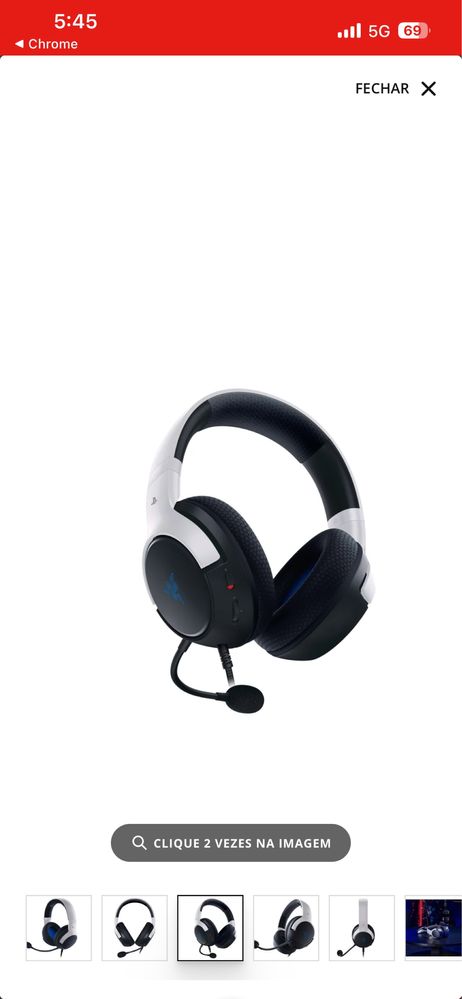 Headset da playstation