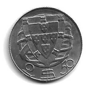 2$50 de 1942, Republica Portuguesa Prata