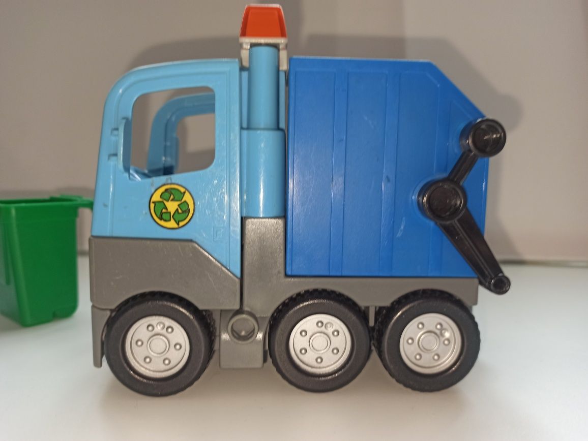 Klocki niebieska śmieciarka Lego Duplo
