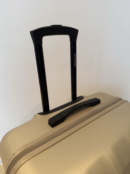 Walizka podróżna Wittchen Duża zloto czarna