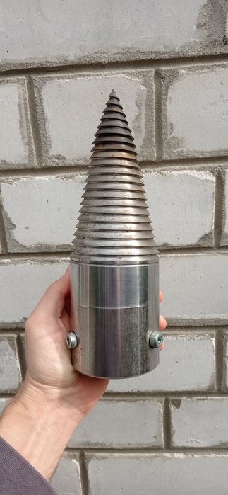 Винтовой конус колун морковка дровокол