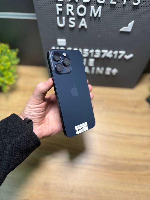 Apple Iphone 15 Pro Max 256 GB Blue Titanium Neverlock