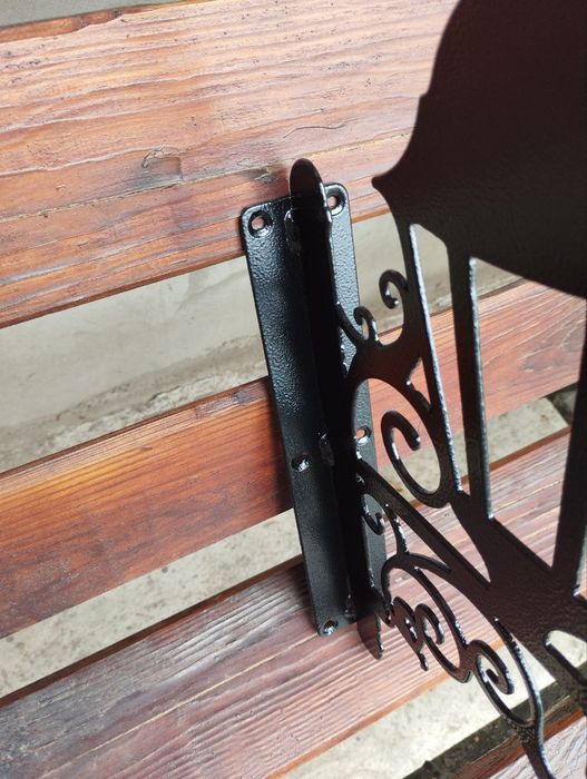 Старовинний ліхтар, тримач для кашпо з металу, кронштейн