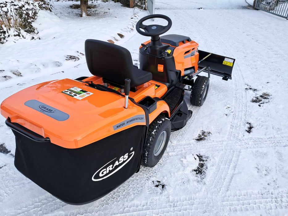 NOWY zestaw traktorek kosiarka GRASS GR86H PŁUG ŚNIEŻNY