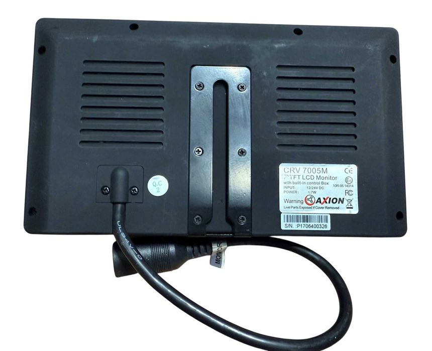Kamera System Cofania Czujniki Axion - Monitor kolorowy crv 7005m