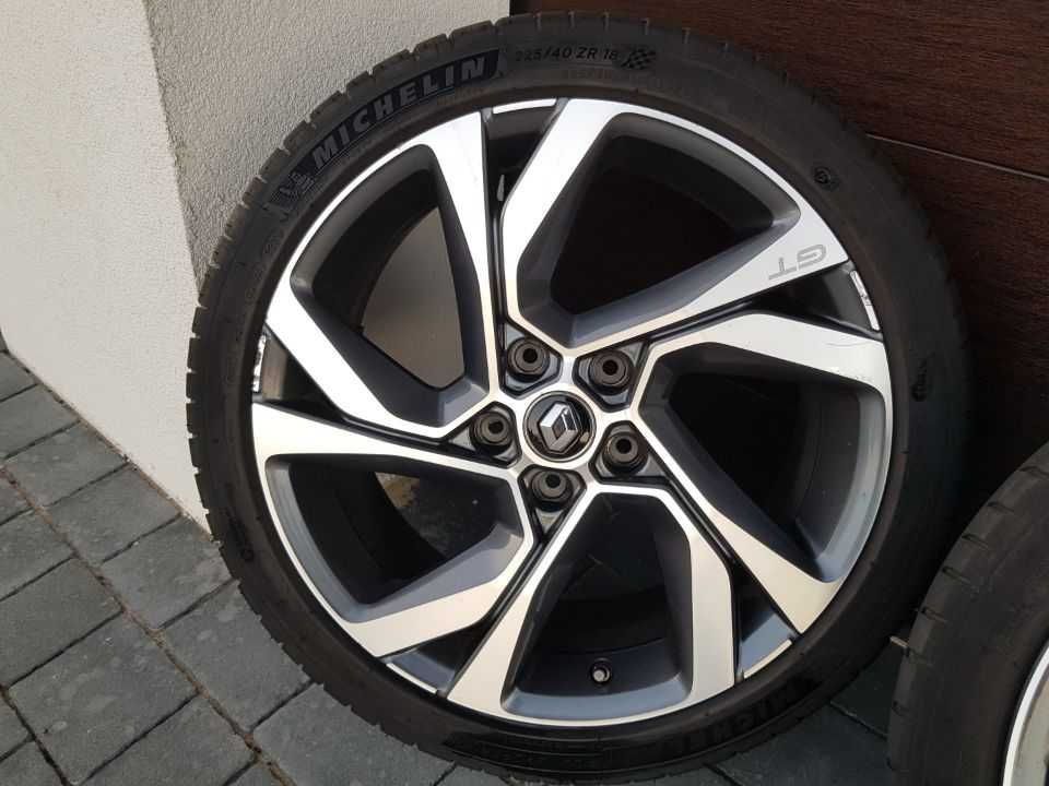 Aulfelgi 18" Renault Megane IV Gt Talisman Scenic z oponami Michelin