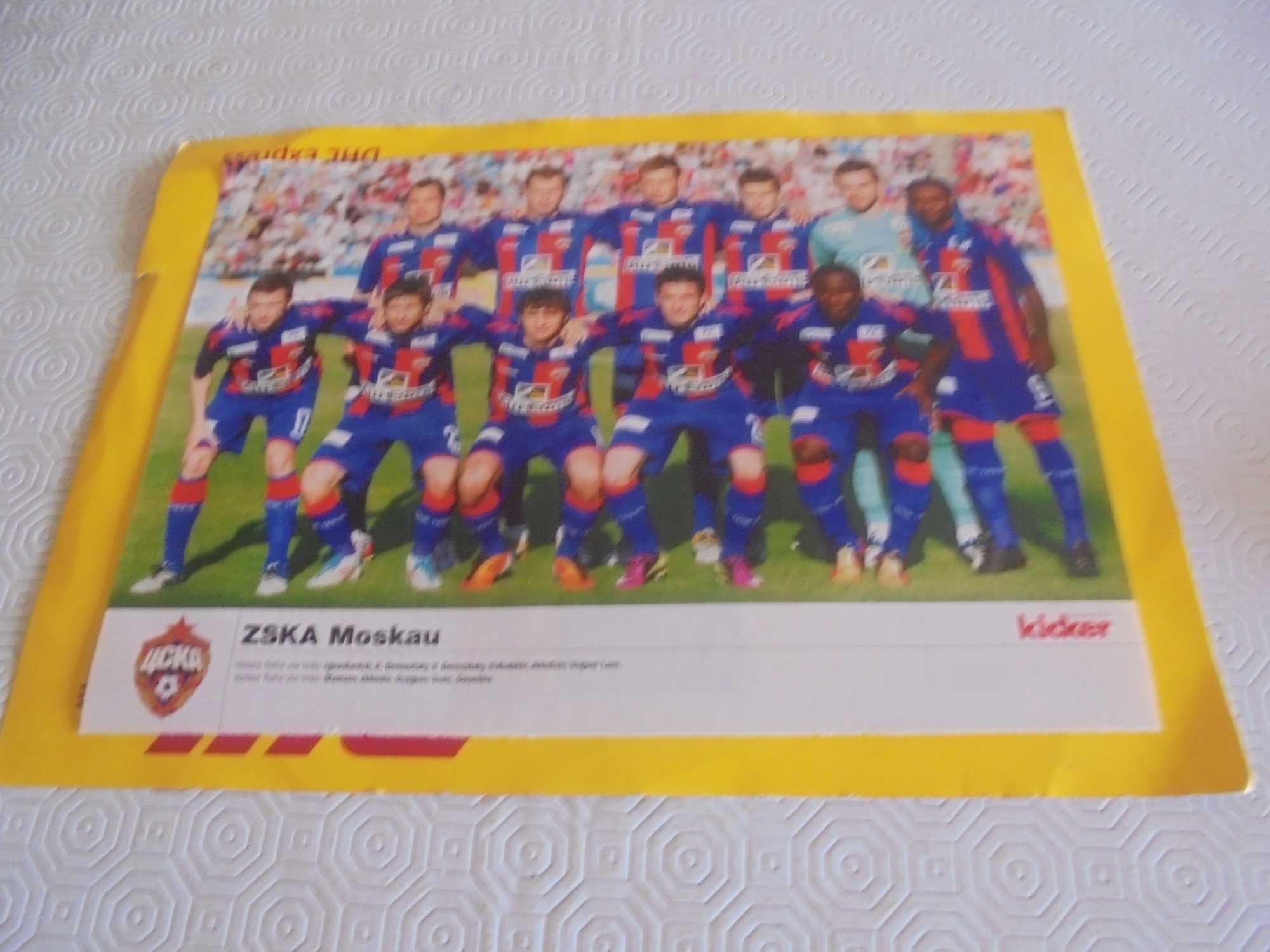 Posters (21,5 X 30) de equipas de futebol na Champions League 2011-12