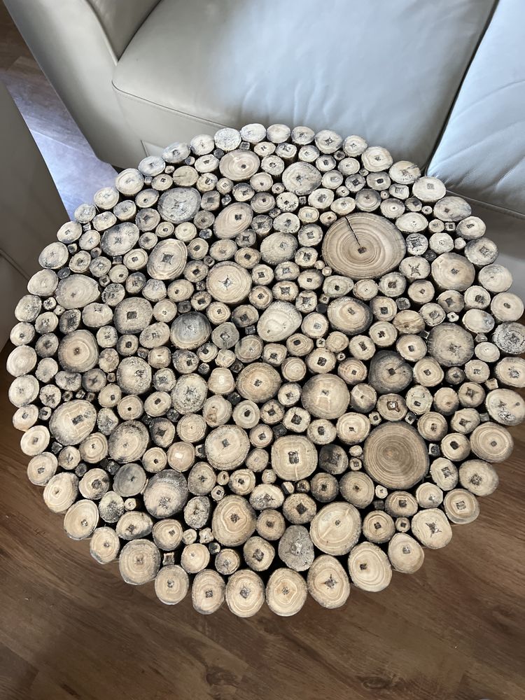 Indonezja stolik z drewna ręcznie zrobiony