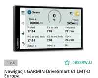 Nawigacja GARMIN drive smart 61 Europe