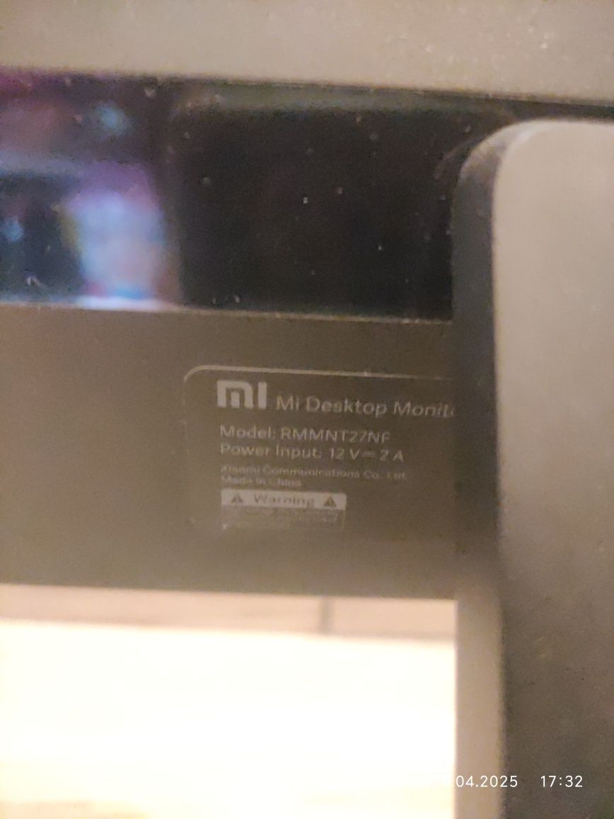 Монитор Xiaomi Mi Desktop Monitor 27 (RMMNT27NF)