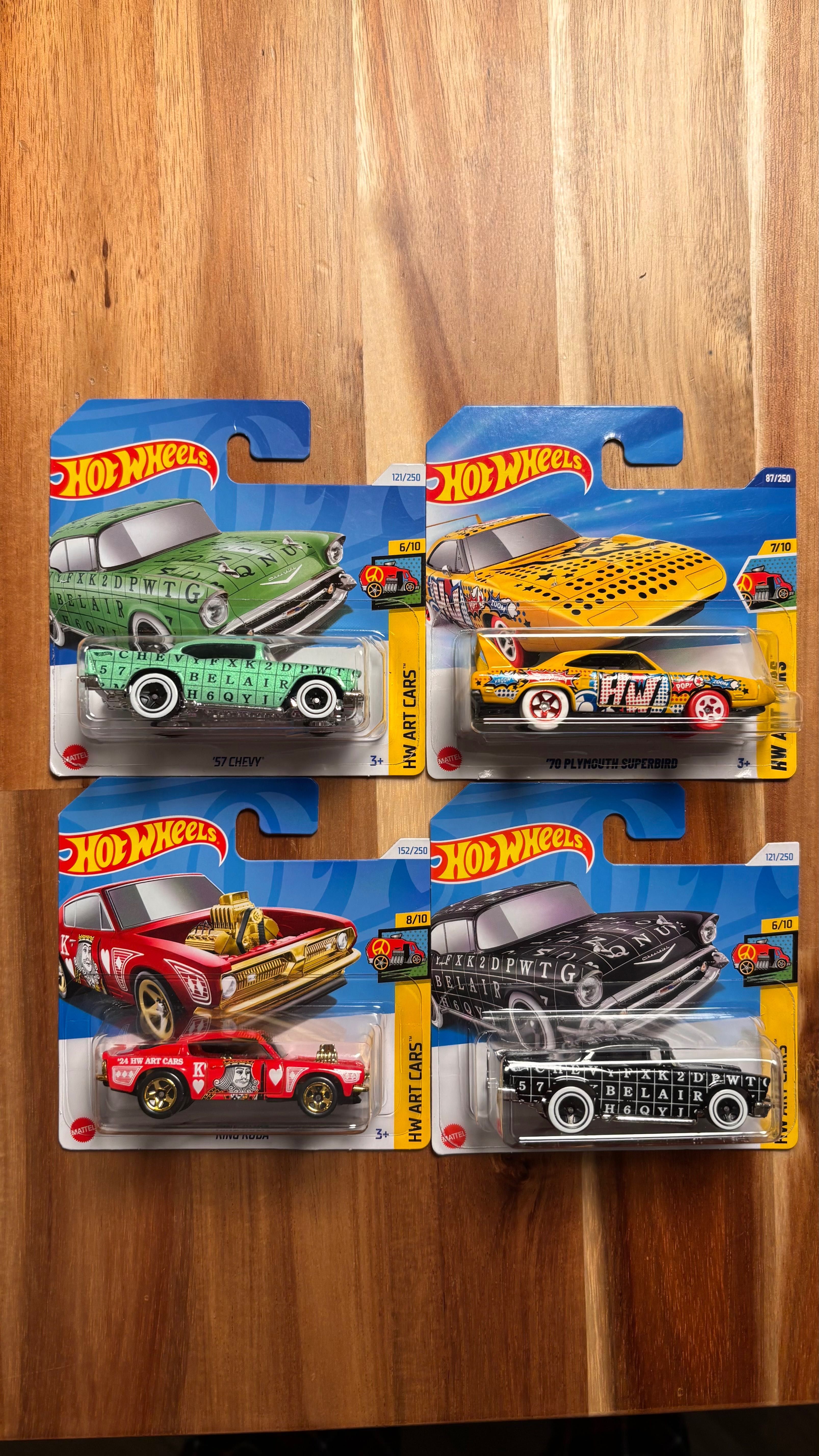 Hot wheels 4 modele