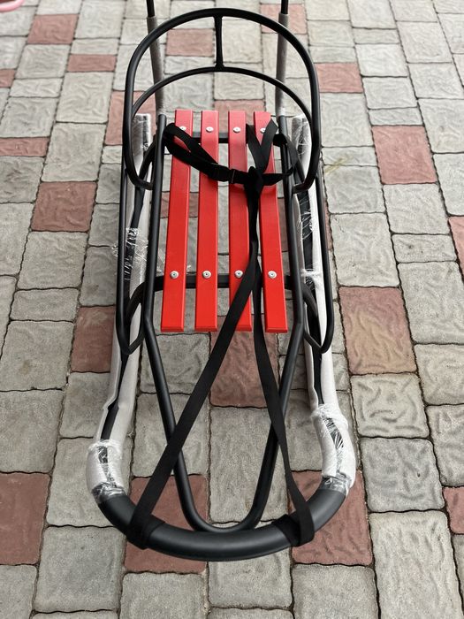 Санки Спрінтер дитячі сани з ручкою та ремінцем нові сани