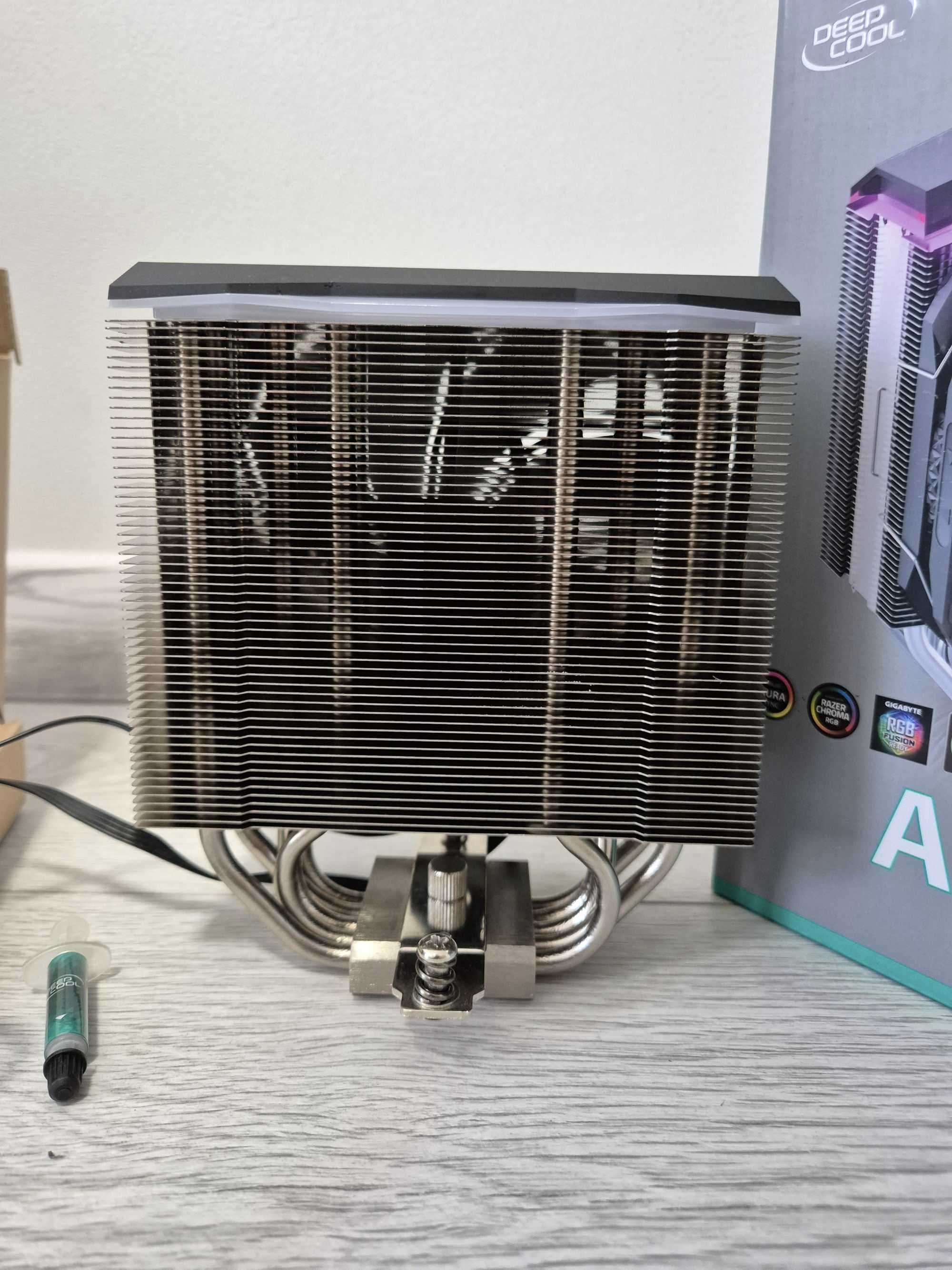 Якість! кулер башта DeepCool AS500 (A-RGB) 220W TDP. Intel\AMD.