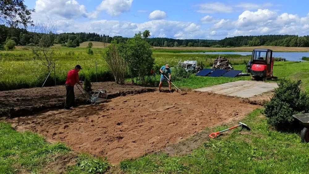 Roboty ziemne, płyty fundamentowe,izolacje fundamentów, przyłącza