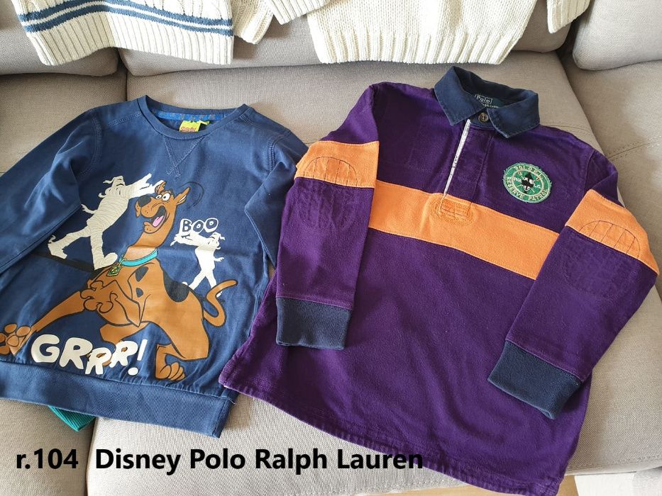 sweterek next bluza Tom taylor Disney Ralph Lauren 98/104 bawełna