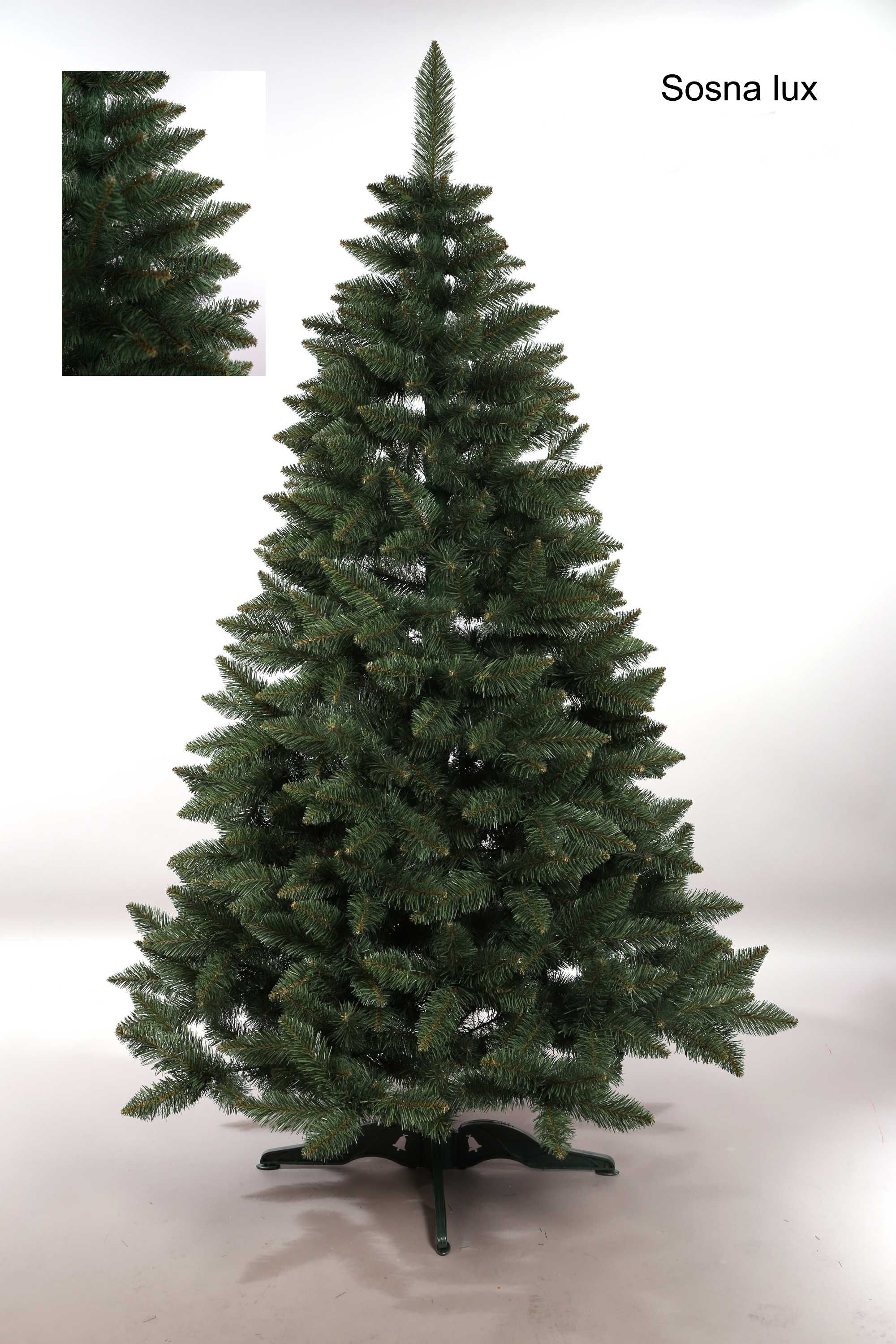 Choinka Sztuczna Sosna LUX 220 cm gęsta model 2025-producent