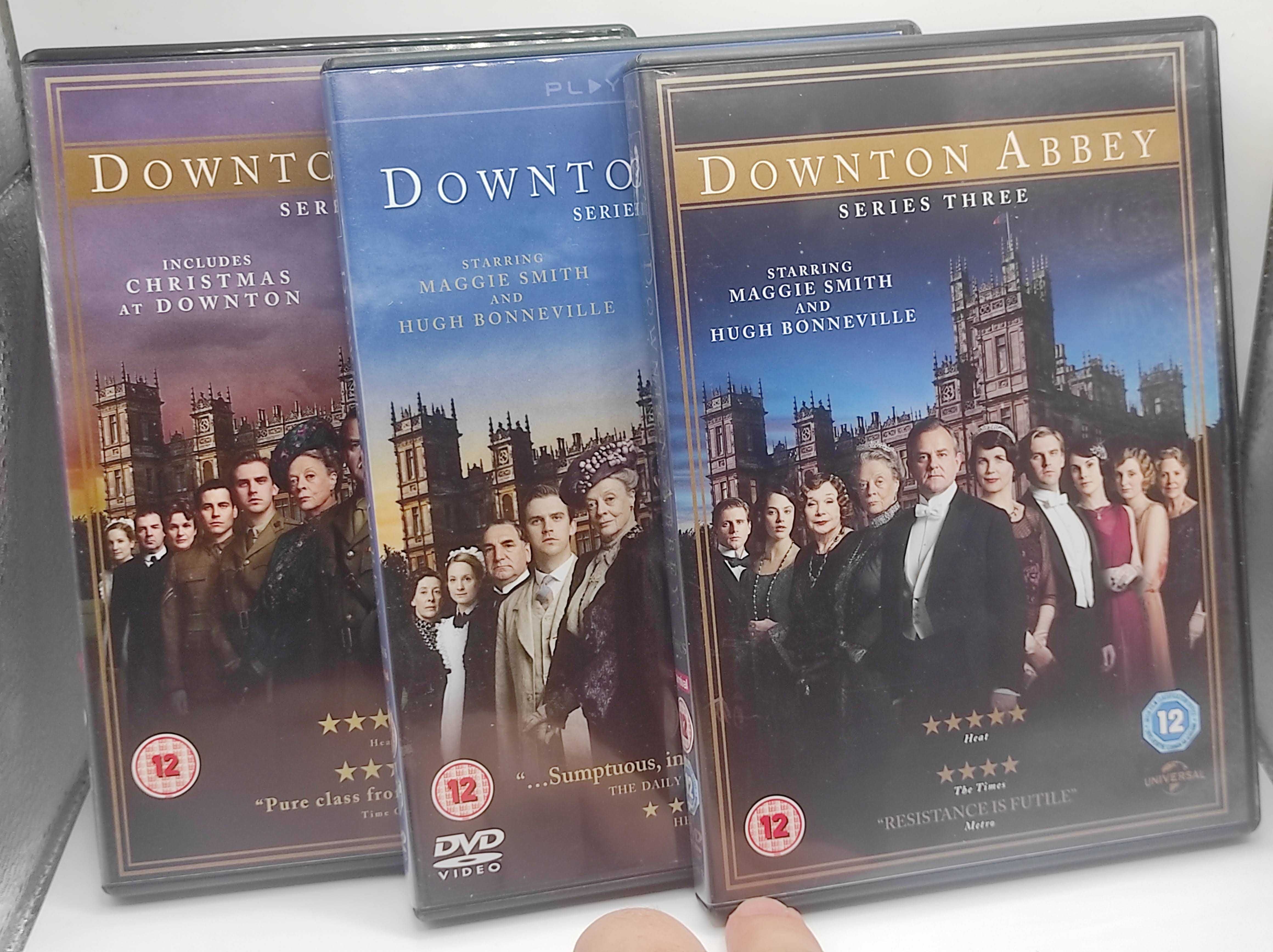 Film DVD Downton Abbey series 1-3 + bonus