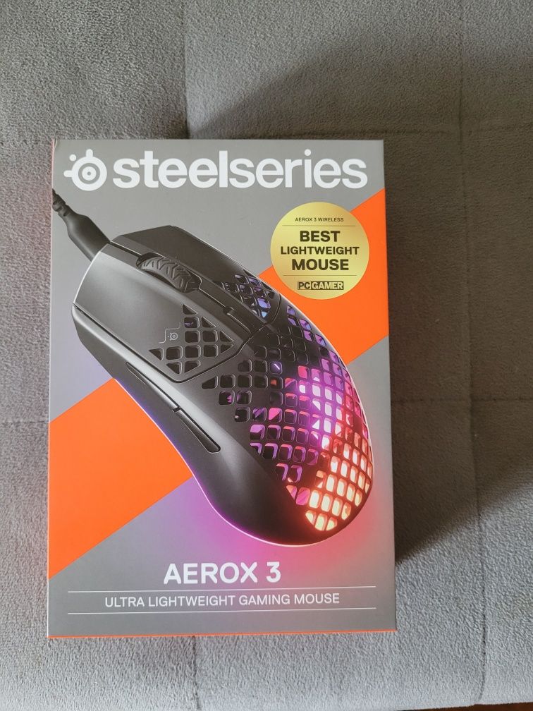 SteelSeries Aerox 3 Onyx nowa mysz gamingowa dla gracza 
Mysz STEELSE