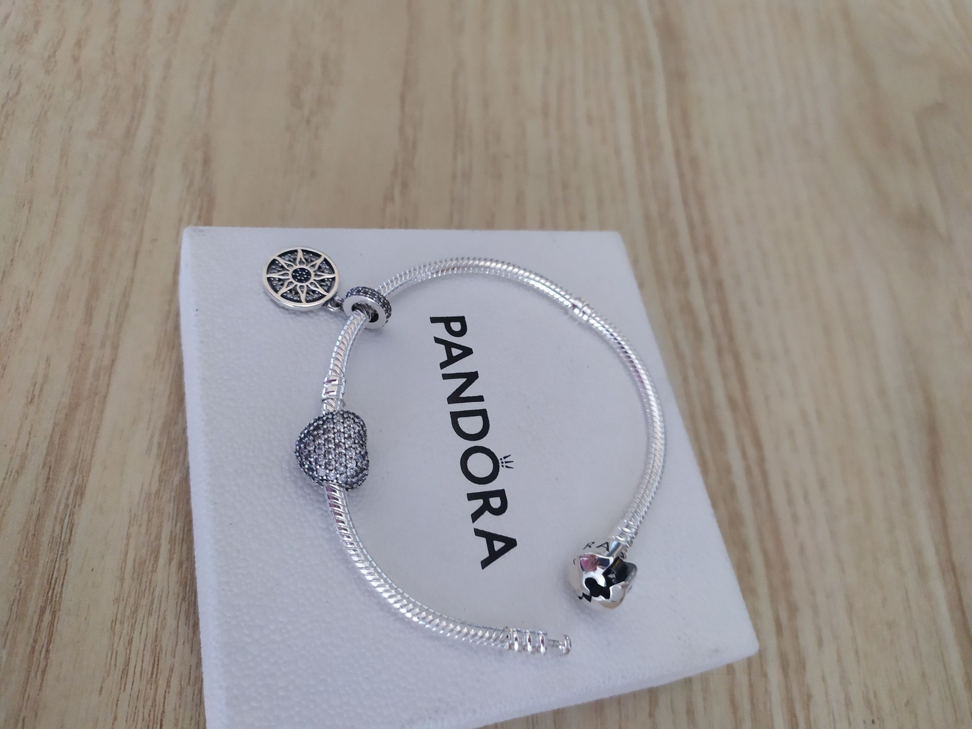 Charms zawieszka do Pandora NOWY serce klips blokujący