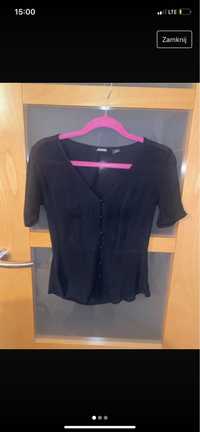 bluzka czarny top