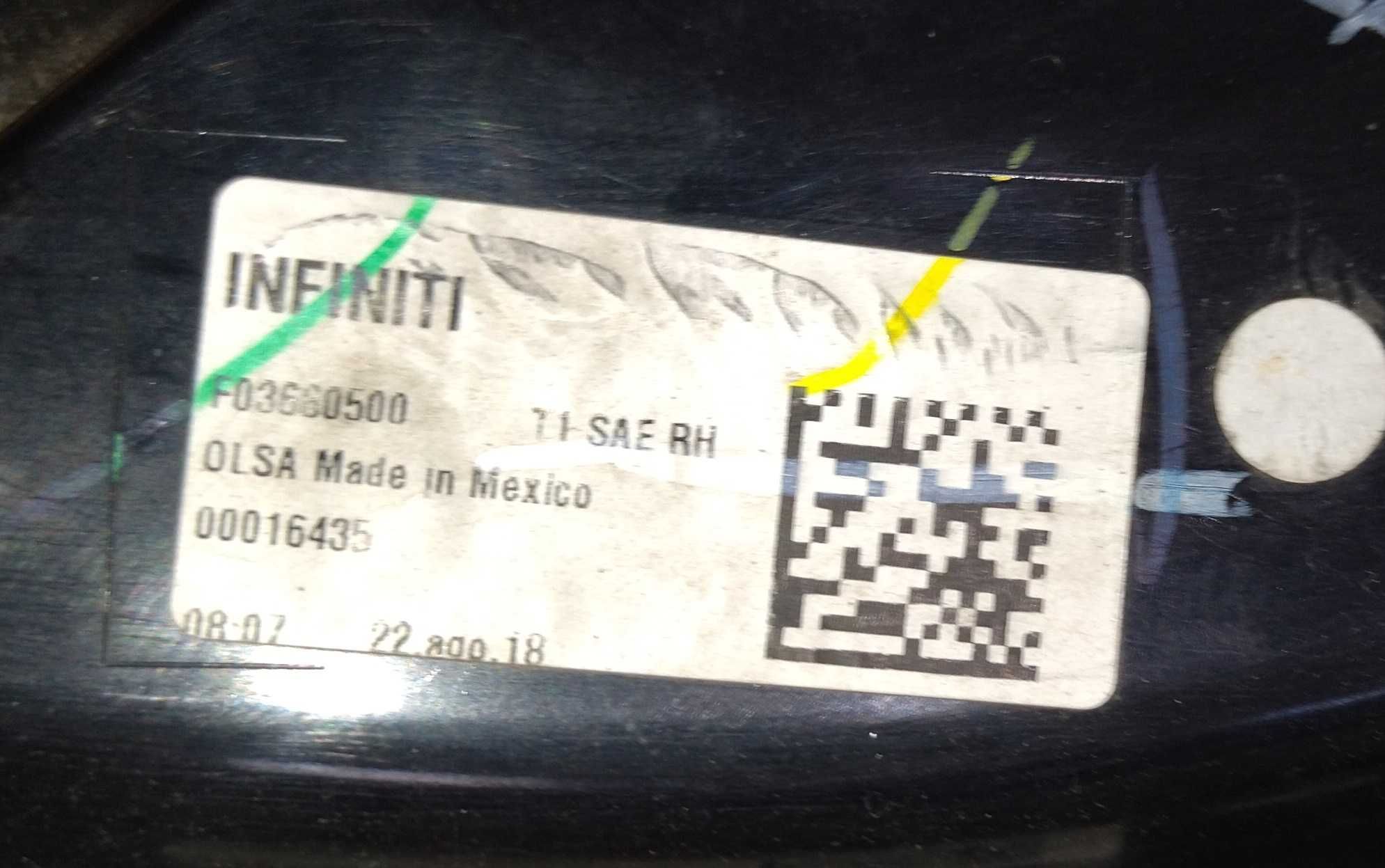 Ліхтар фонарь в крило зовнішні правий лівий Інфініті Infiniti QX50 19-