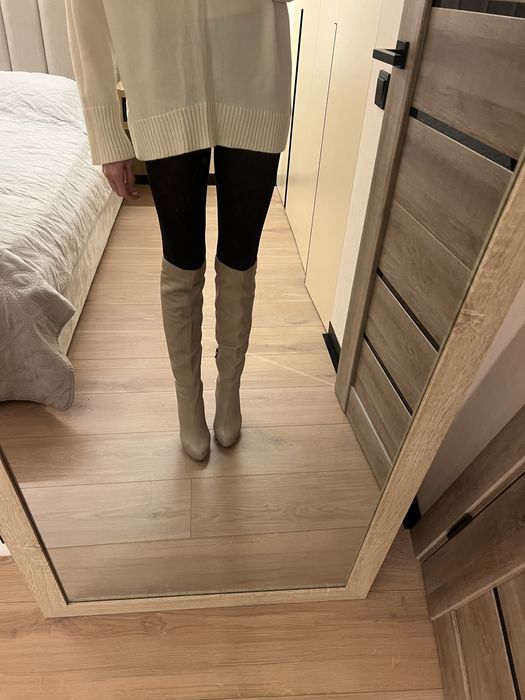 Ботфорти шкіряні 37р