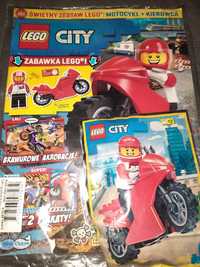 Lego City gazetka z saszetką - Motocykl i kierowca
