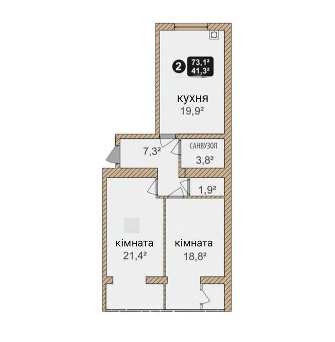 Вибух ціни! 2кімнатна, Виставка, ЖК Автобіографія!