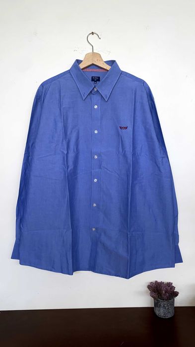 Camisa Mr. Blue Algodão Azul Regular Fit
