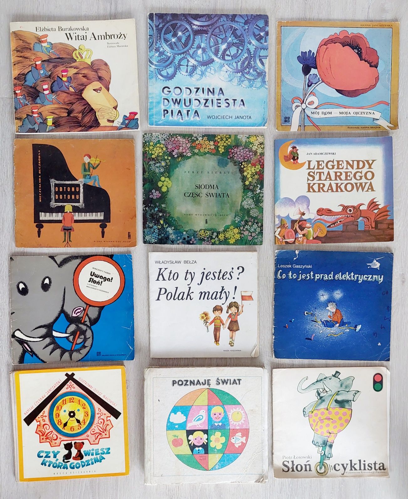 155 sztuk starych książek dla dzieci, głównie lata 70te, 80te,