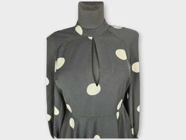 Sukienka Vero Moda 36 S grochy retro koktajlowa Jenny Skavlan