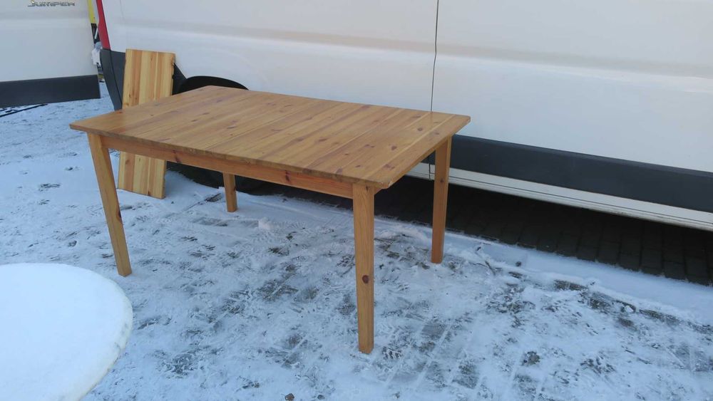 Stół drewniany rozkładany 90x150-190cm