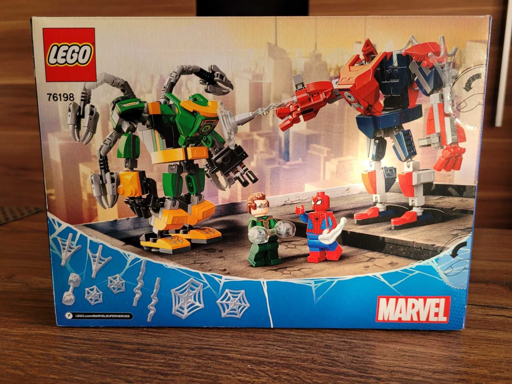 LEGO 76198 - Bitwa mechów Spider-Mana i Doktora  Octopusa - NOWY
