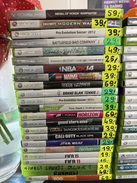 Gry konsola XBOX 360, rozne tytuły, Lego, Minecraft