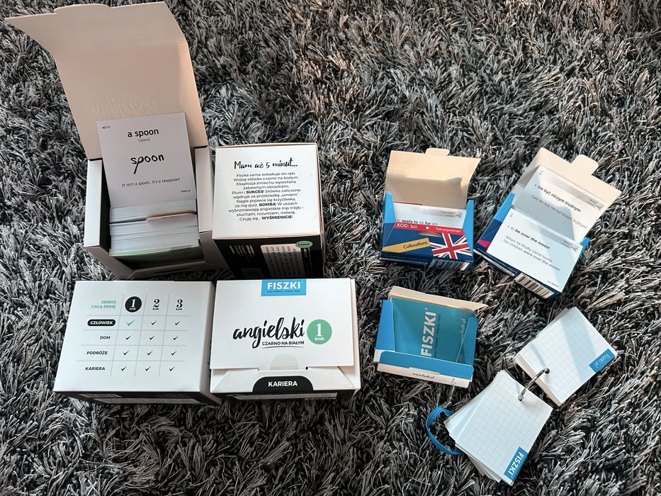 Fiszki angielski pozim 1