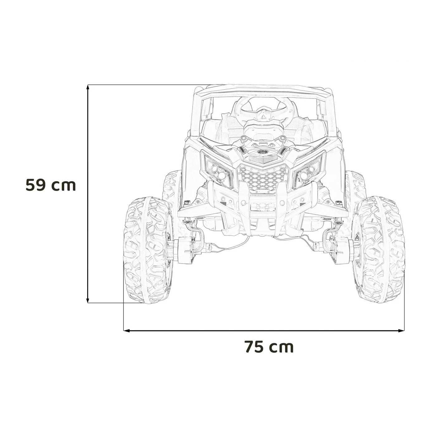 Auto Na Akumulator Dla Dziecka - Buggy 4x4 - NOWE - Mocne Silniki