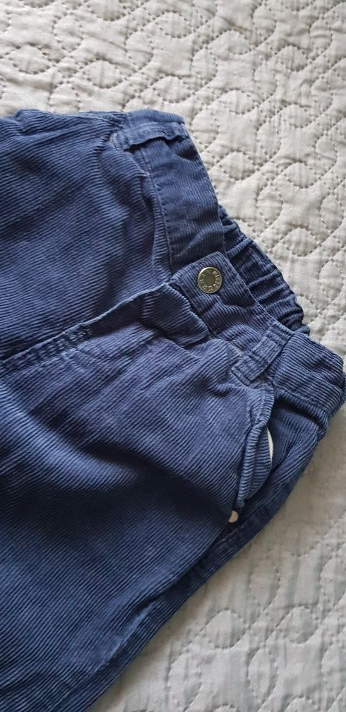Spodnie chłopięce 98 104 ocieplane sztuka jeans jesień