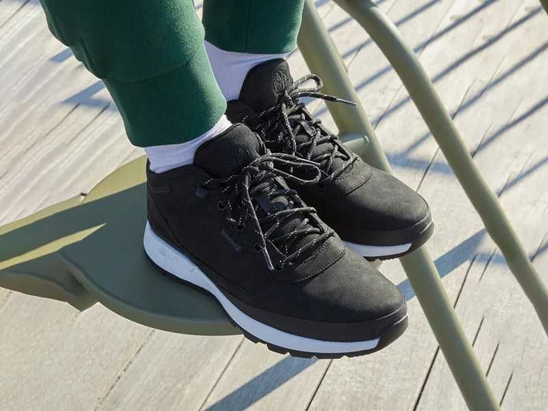 Мужские Ботинки Timberland Оригинал Черные Новые Чоловічі Демісезон +