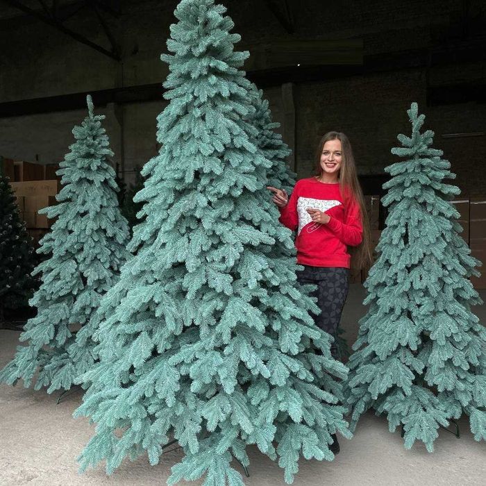 Ялинка  штучна новорічна лита Елка искусственная литая новогодняя Дроп