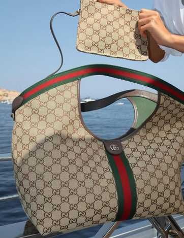 Torba Gucci Giglio-Beige GG  od ręki