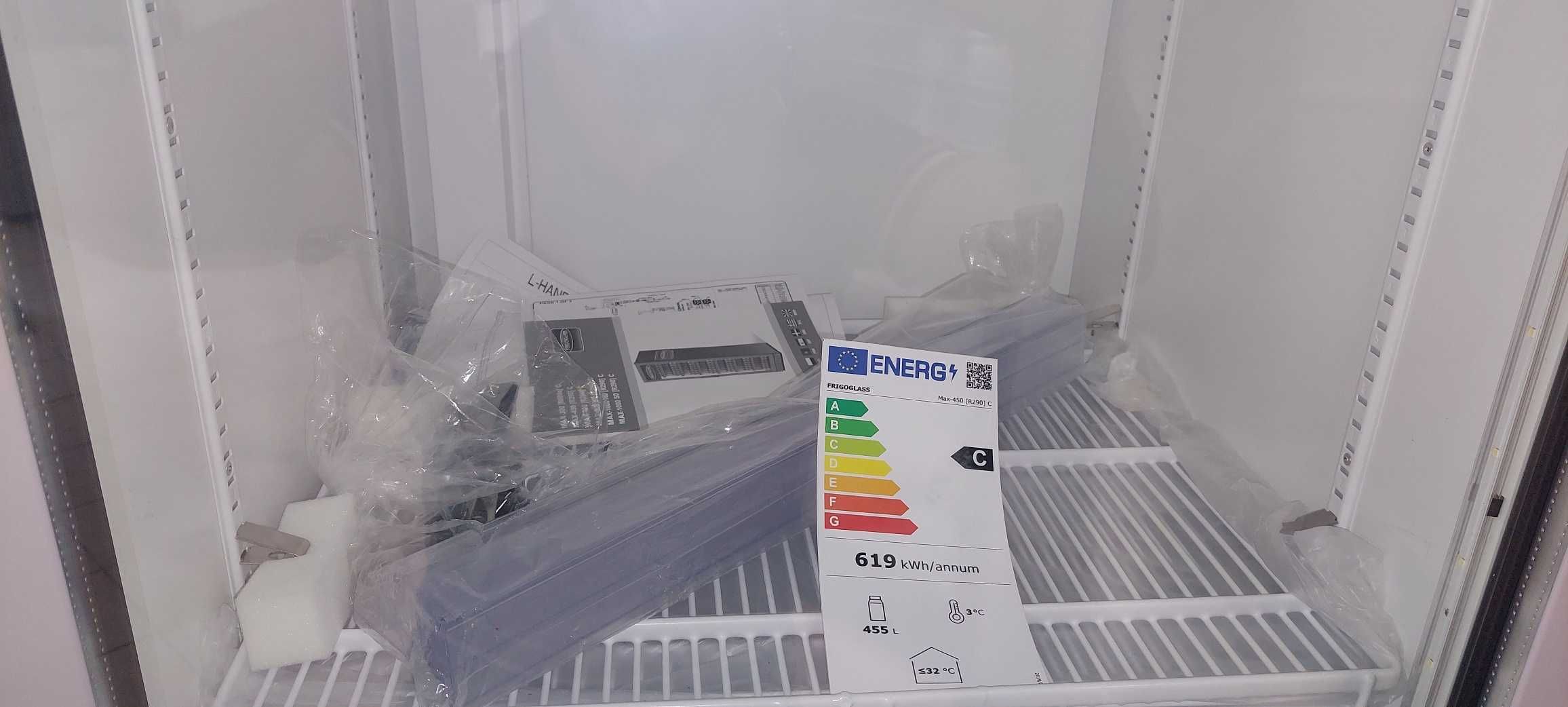 Witryna chłodnicza Frigoglass MAX-450 472L lodówka energooszczędna