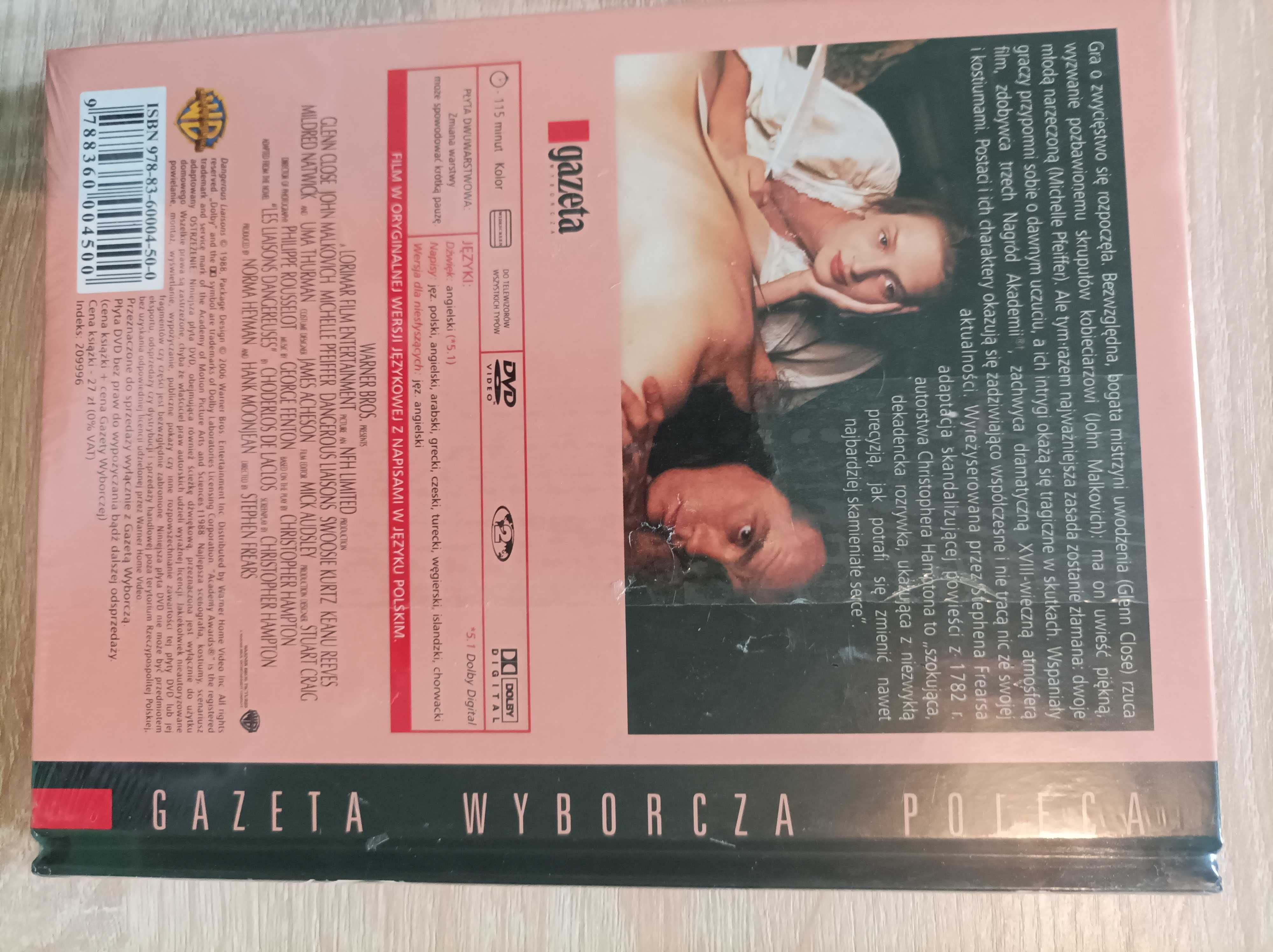 Film DVD Niebezpieczne Związki