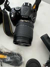 Lustrzanka Nikon D5200 komplet przebieg 3000 zdjęć